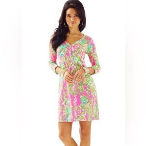 Lilly Pulitzer Palmetto dress in Southern Charm Flamingo Pink. NWOT